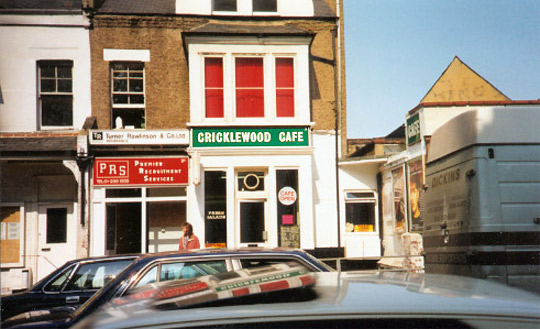 Brigitte at Cricklewood Cafe in Cricklewood, Suburb of London